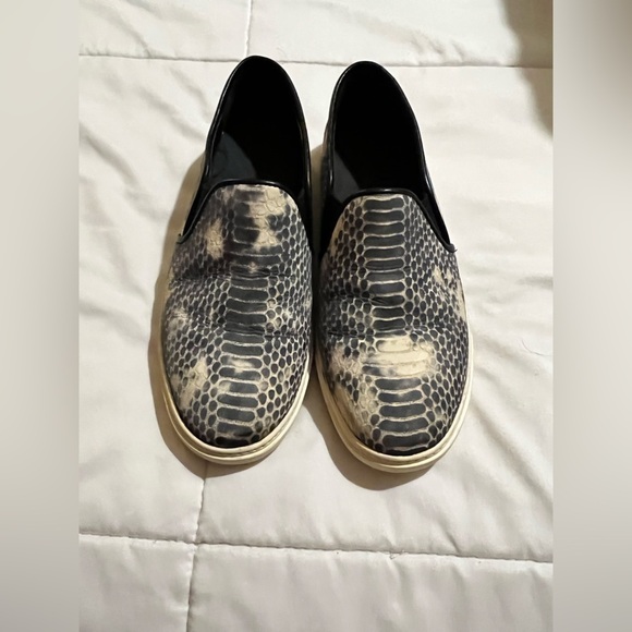 Cole Haan womens slip on Bowie light blue snakeskin shoes 7.5 slip on sneaker‍‍ - Picture 10 of 14